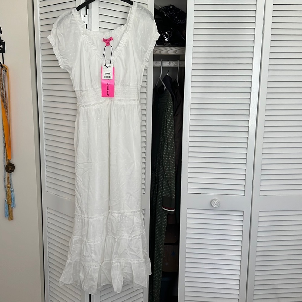 Betsey Johnson White Maxi Dress